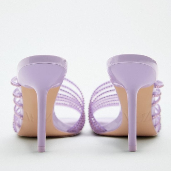 Zara Rhinestone Heels - Picture 3 of 4